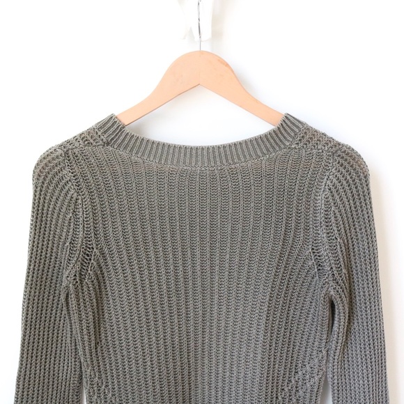 Topshop Grey Knit Sweater - Picture 3 of 9